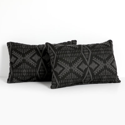 Sunbrella Outdoor Geometric Knife Edge Pillow Set Of 2