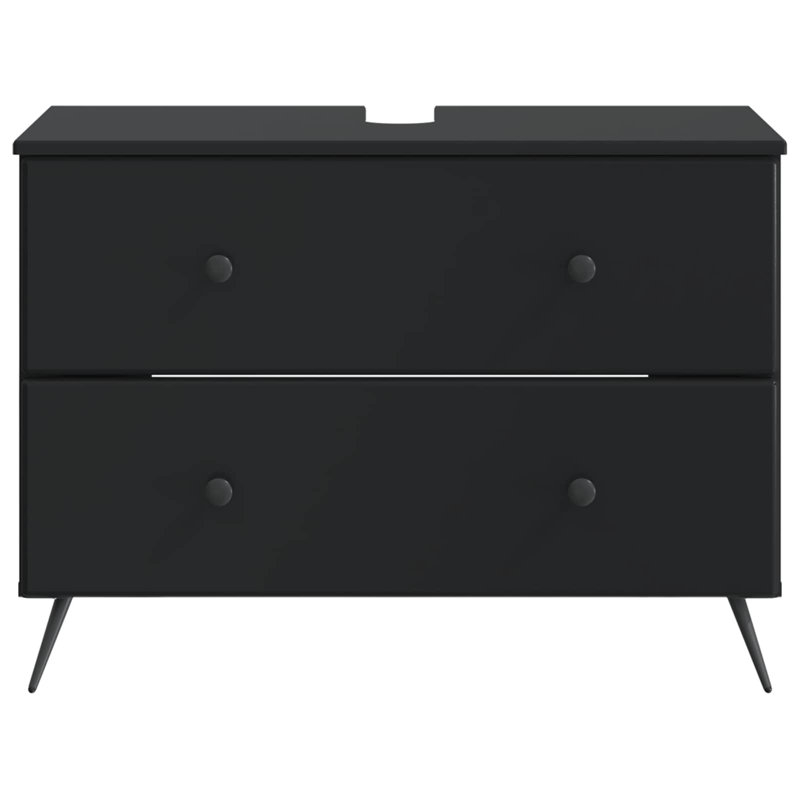 Under Sink Cabinet, Black