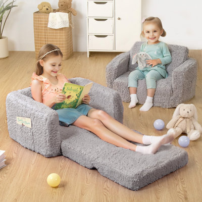 Kids Couch, Kids Sleeper Chairs for Toddler, Kids Folding Sofa