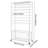 16-crossbar Ribbon Rack Metal Large Capacity Double-sided Scarf Ribbon Stand With Wheels-733390598