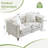 Paco 74" Fabric Sofa with Spring Cushion, Modern Couch with Deep Seat, Sofa for Bedroom, Living Room-549216233