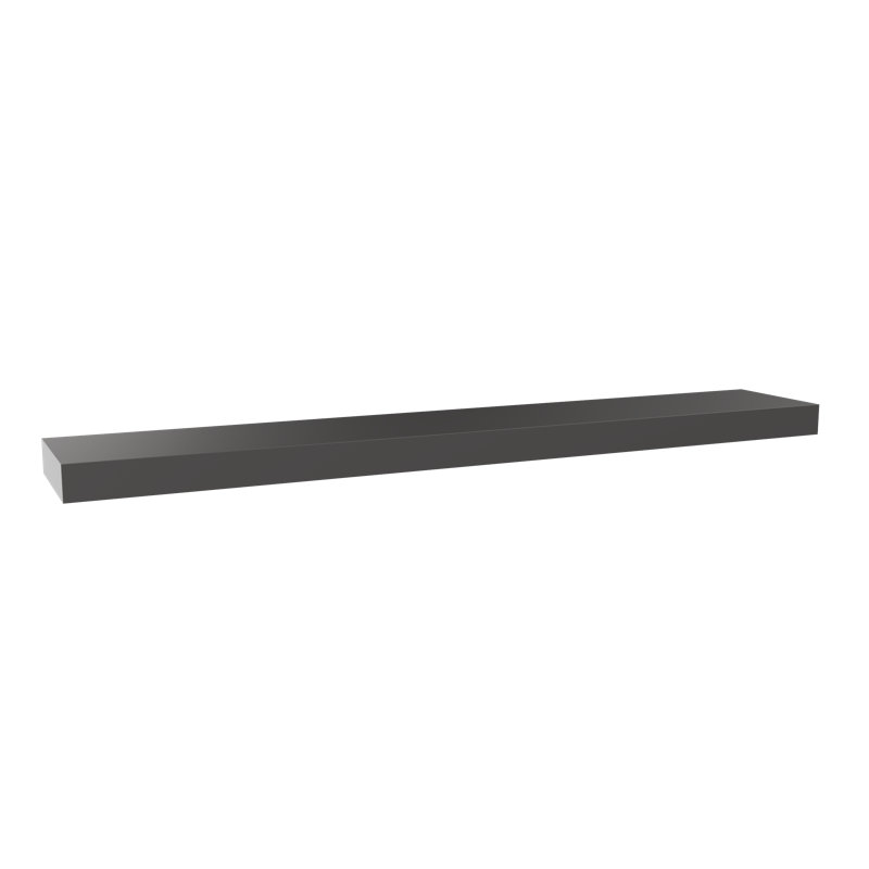 Painted Wood Floating Shelf, Blue