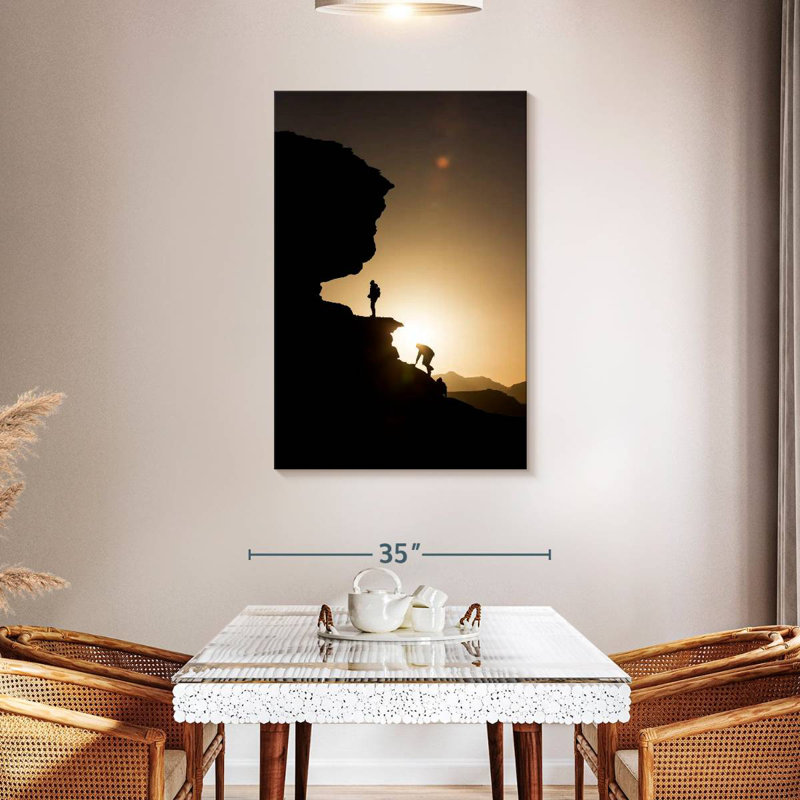 Senne Dusky Rock Climbing, 45" H x 30" W