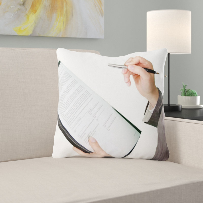Microsuede Throw Pillow