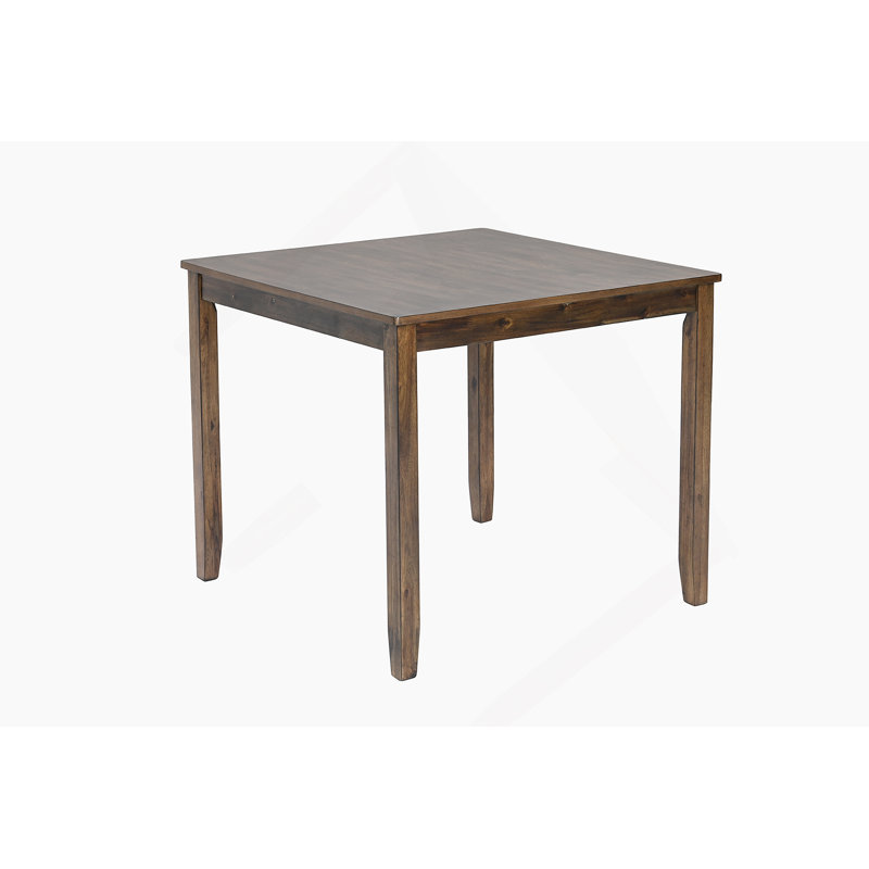Wooden Dining Square Table, Kitchen Table For Small Space, 4 Person Dining Table