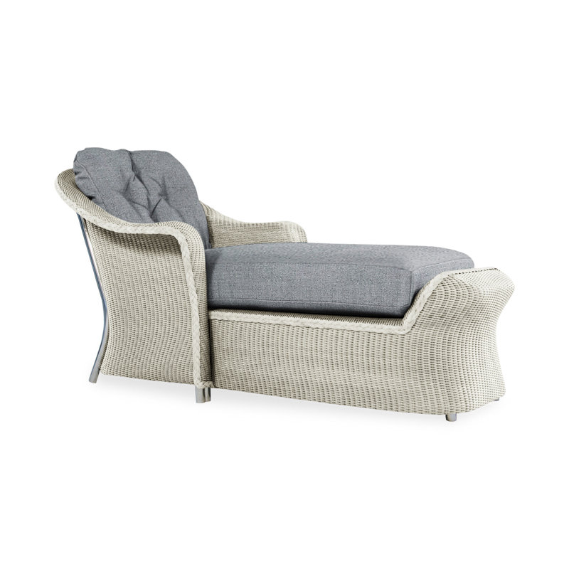Reflections Outdoor Chaise Lounge, Sailcloth Salt, Mink