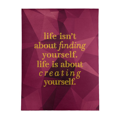 Quotes Chenille Indoor Rug