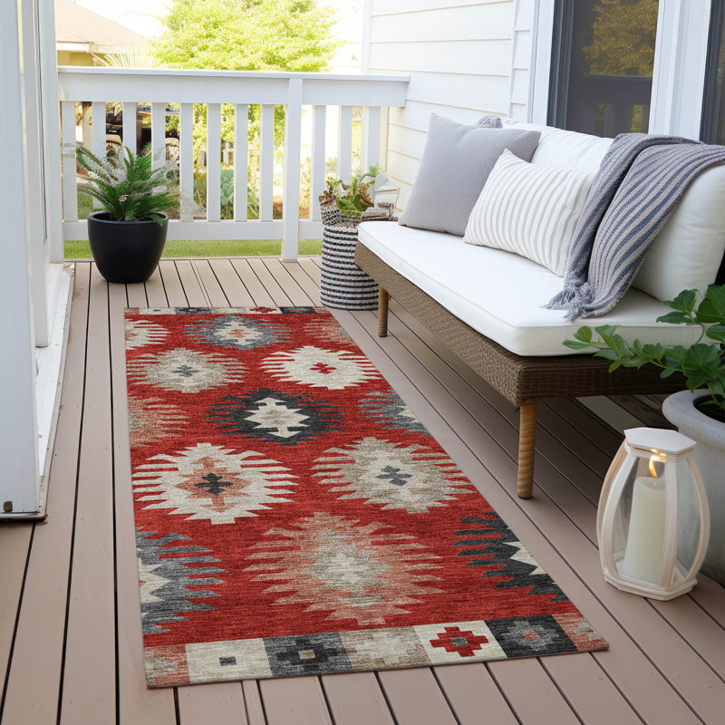 Tapis Chayden avec envers antidérapant, Tapis de couloir 2 pi 3 po x 7 pi 6 po