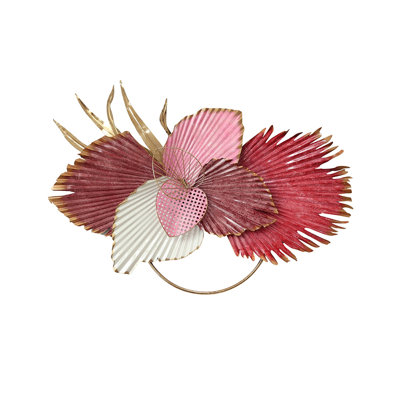 Coastal Plants & Flowers Wall Decor on Metal