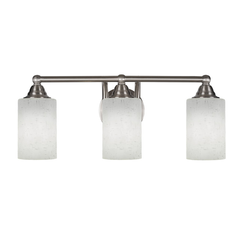 Michell 3-Light Bath Bar, Brushed Nickel