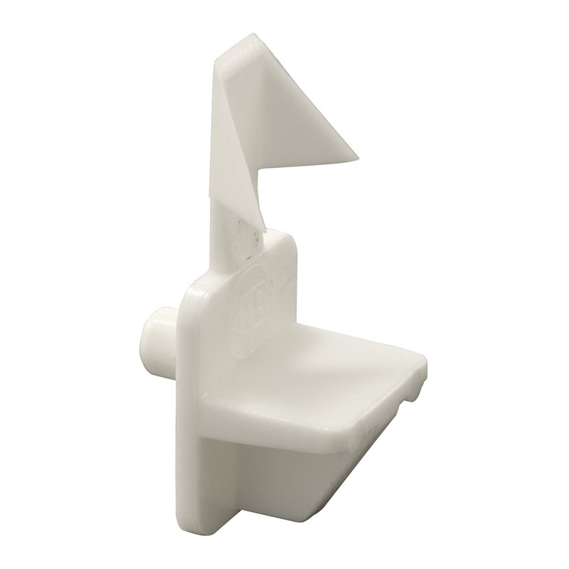 Piquets de support en plastique Prime-Line, 5 mm, blanc, avec verrouillage
