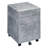 Silver 3-Drawer File Cabinet