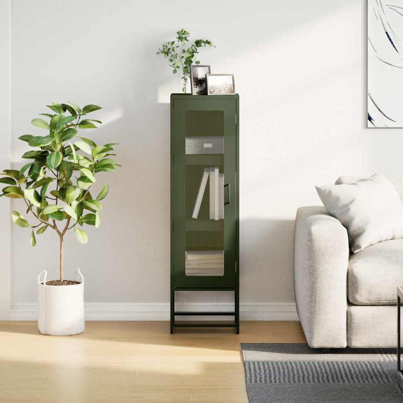 Barraco 36cm Sideboard, Olive Green
