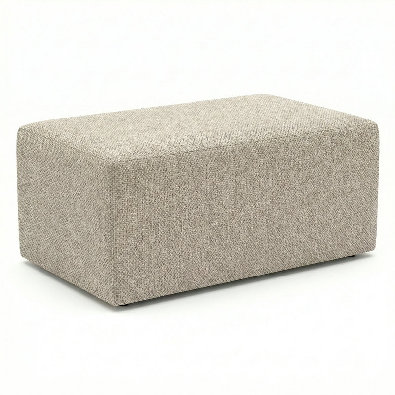 Berlin Gardens Lilly Hive 18X30x13 Rectangle Pouf, Dune