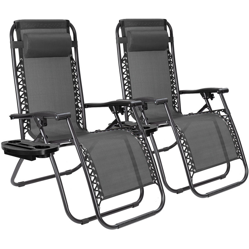 Fauteuil inclinable zéro gravité Khalid, Noir