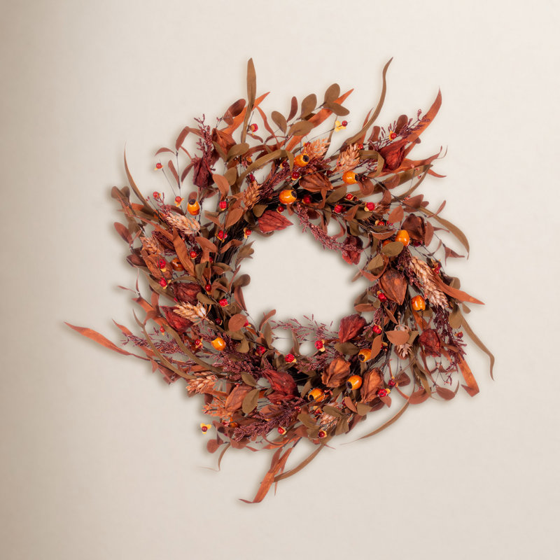 Couronne à feuilles 22 po