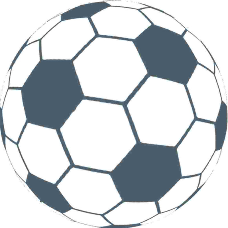 " Soccer Ball " Painting Print, 12" H x 12" W  