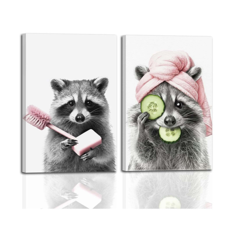 2 Piece Wrapped Canvas Print, 40 cm H x 30 cm W