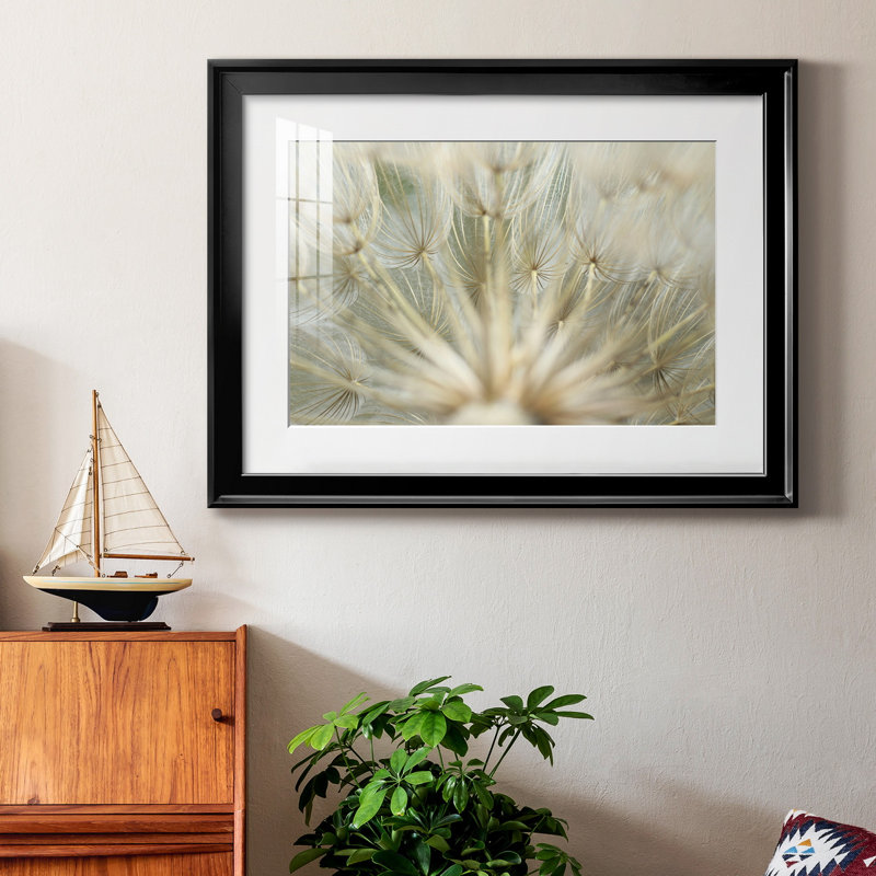 Macro Dandelion IV, reproduction encadrée de qualité supérieure - prête à être accrochée, H 18,5 po x l 24,5 po x P 1 po