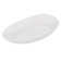 Luxury Handcrafted Stone Resin Freestanding Soaking Bathtub With Overflow, Glossy White, Cupc Certified - Model 24s02-59gw