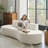Nerio Boneless Modern 94" Compression High-Density Foam Sofa with 2 Pillows-1342695835