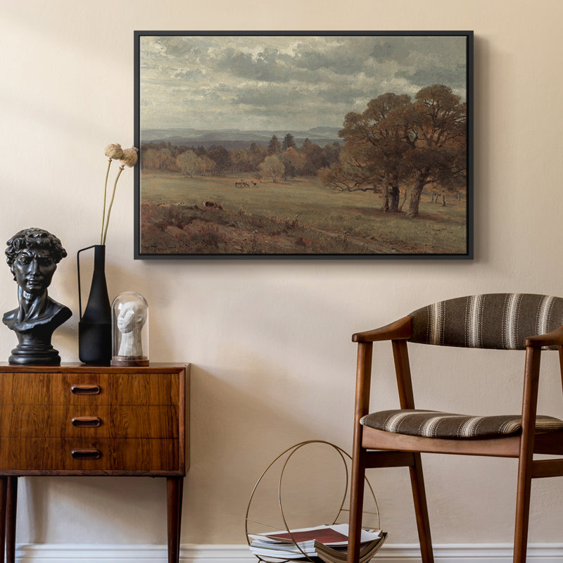 «Vintage Landscape-DCXC» sur, Noir, H 17 po x l 25 po