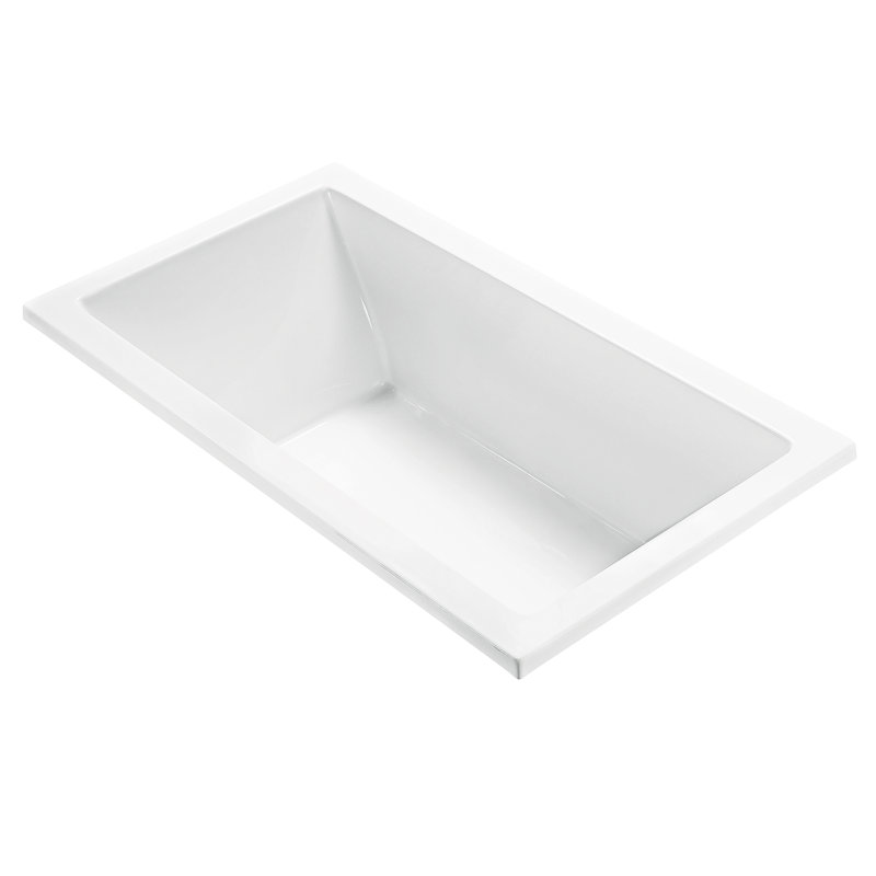 MTI Solutions 23 65.75'' Air Bathtub, DoloMatte® Matte White, Undermount