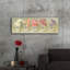  «Sweet Pea Palette» par Danhui Nai, art mural en verre acrylique, 48 po x 16 po