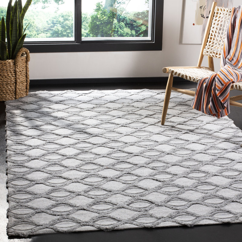 Chanelle Hand Loomed Performance Geometric Rug, Rectangle 8' x 10'