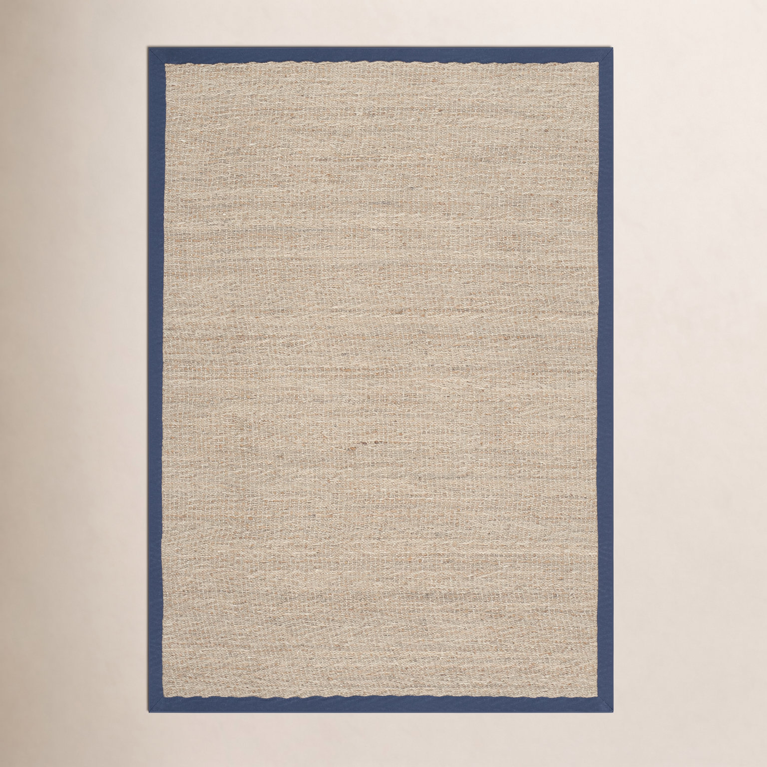 Natural Blue Seagrass Rug, Rectangle 9' x 12'
