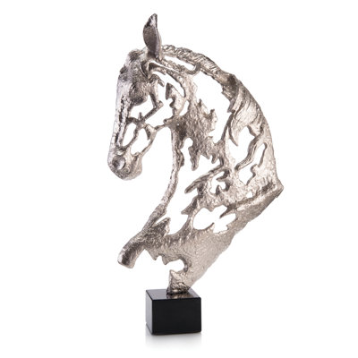 Tête de cheval en nickel