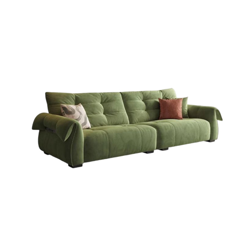 Canapé simple en tissu rétro, H 38,18 po x l 86,61 po x P 42,13 po, 5