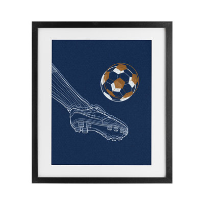«Soccer Lines Contour», impression par Marcus Prime
