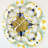 Wall Clock Oversized 36" for Living Room with Real Moving Gears Italy Style-91717529