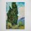 Cypresses by Vincent Van Gogh - Wrapped Canvas Art Prints-2020790901