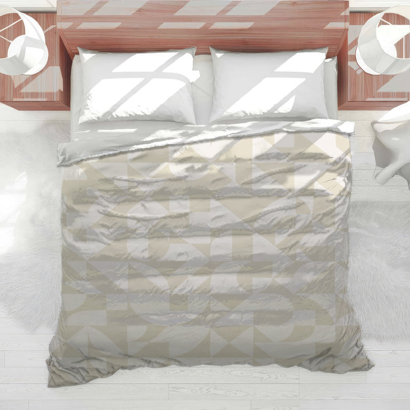 Geometric Shapes Pattern Comforter, Queen