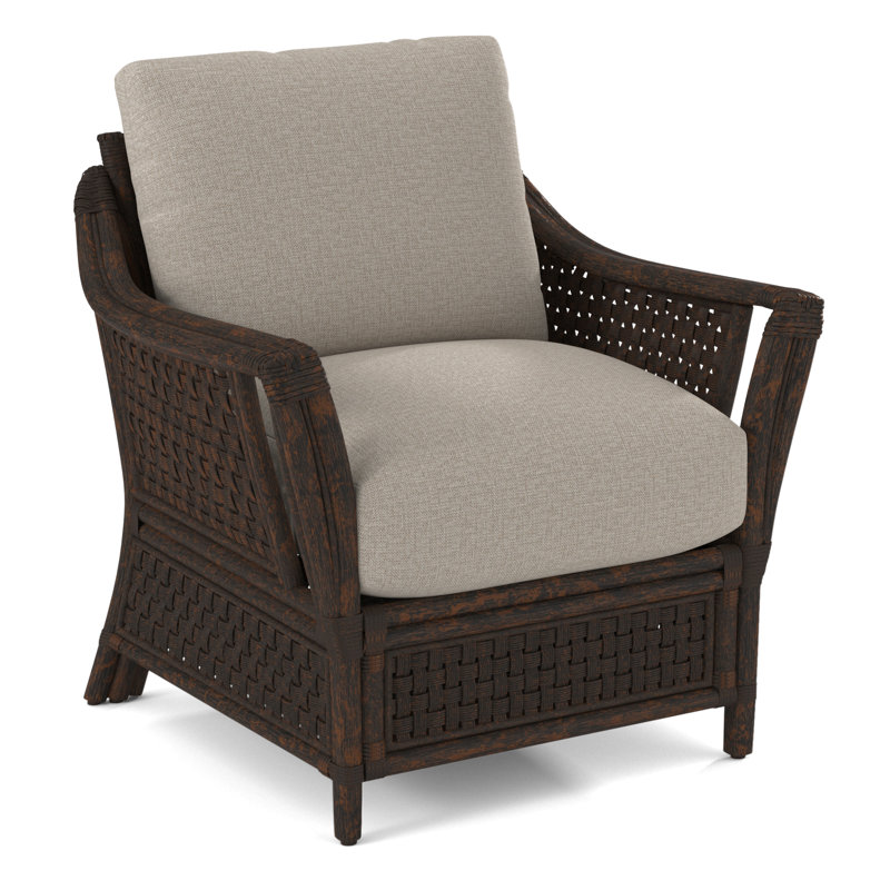 Boca Armchair, Brown Geometric, 0456-33, Coffee