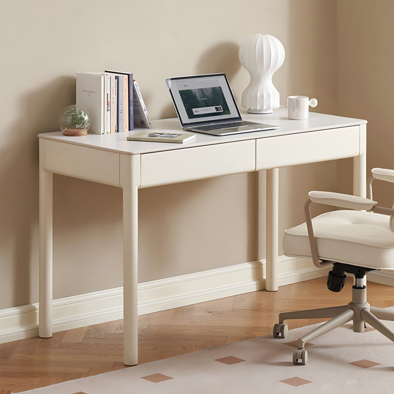 Bureau d'écriture en bois massif 39,37 po, H 29,92 po x l 39,37 po x P 21,65 po