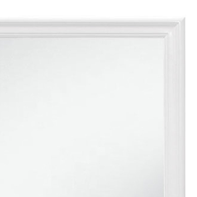 CHARLSTON WHITE MIRROR, White