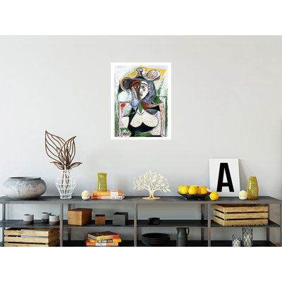 «Woman with a Large Hat» par Pablo Picasso - Impression giclée