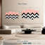 Abstrait en marbre zigzag contrastant