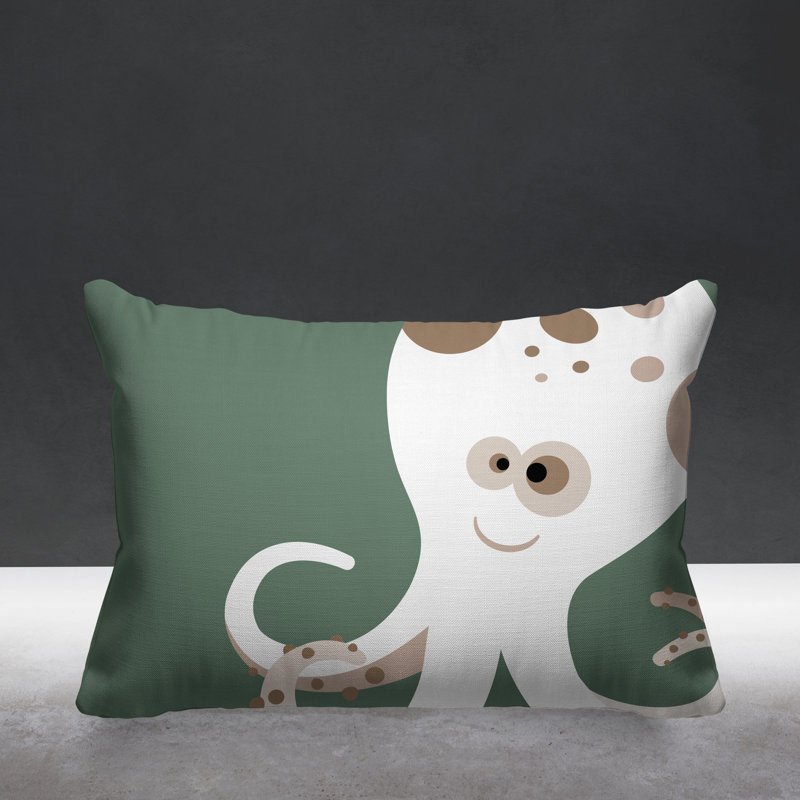 Coussin décoratif Octavious, Émeraude