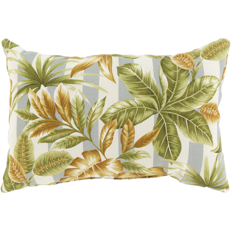  Outdoor Rectangular Pillow Cover & Insert, Medium Gray