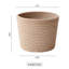 Panier de rangement naturel à tissage croisé-663487589