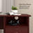 60W L Shaped Computer Desk with Storage in Harvest Cherry-900146551