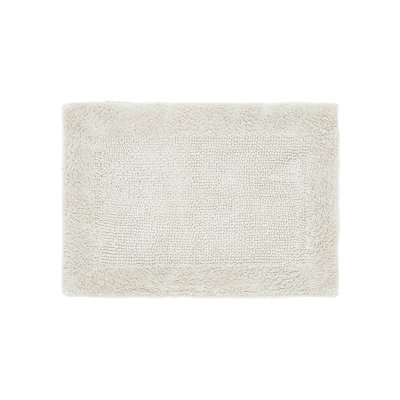 Moriceau 100% Cotton Tufted Reversible Bath Rug Machine Washable Extra Soft & Absorbent 2 Piece Premium Bathroom Rug Set