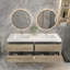 Ensemble de meuble-lavabo double 70 po-1547879105