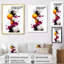 Exquis fluidité encre noire et dorée, nuages I - peinture abstraite sur toile-1110364879-1110364869