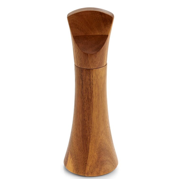 Nambe Contour Pepper Mill Tall 2.5