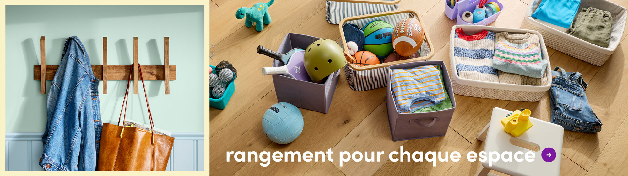 solutions de rangement pour chaque espace
